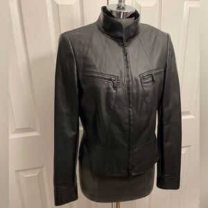 Worth New York Leather Jacket Size 6